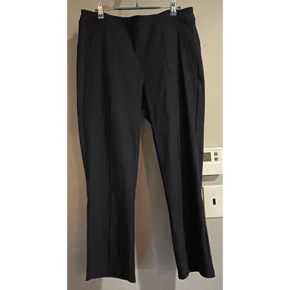 Athleta Pants Athletic Stretch Ribbed Front Zipper Side Pocket Womens 14